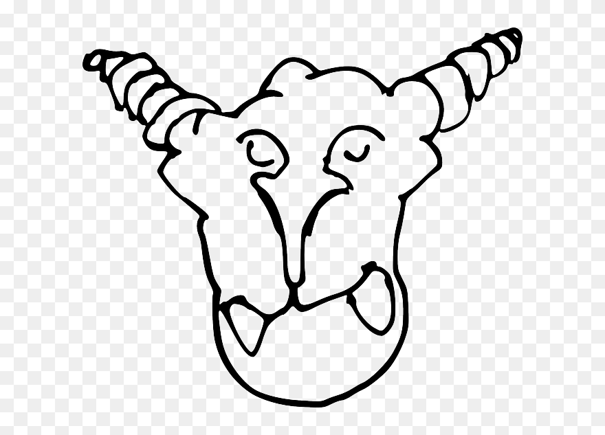 Devil, Face, Horns, Monster, Mask, Demon, Creature - وجه قرون Clipart