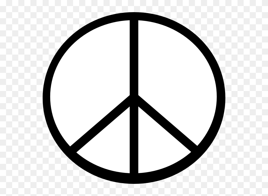 Infinity Symbol Clip Art - Peace Sign Clipart - Png Download