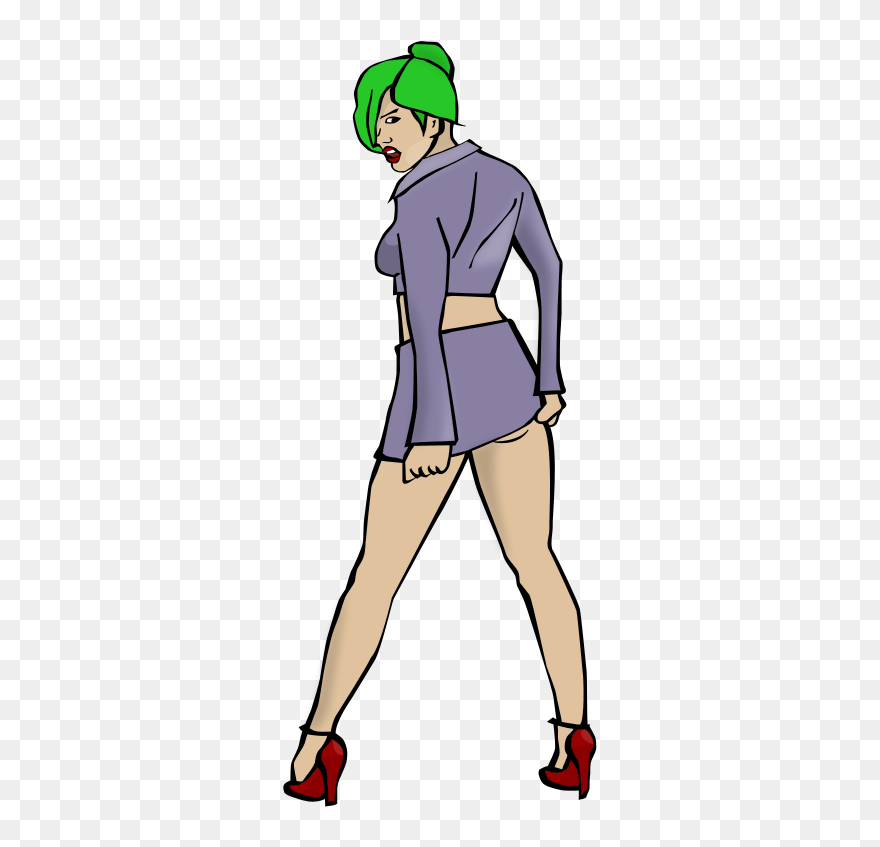 Sexy Woman - Gambar Orang Seksi Kartun Clipart