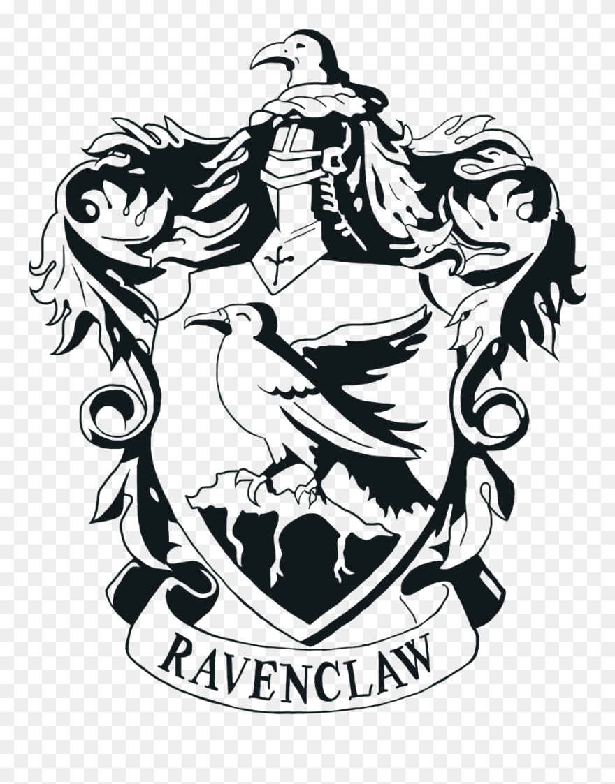 Ravenclaw House Harry Potter T-shirt Hogwarts School - Transparent Ravenclaw Crest Clipart