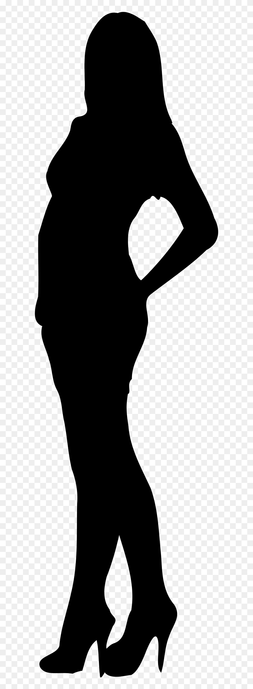 Sexy Lady Silhouette Png , Png Download - Portable Network Graphics Clipart
