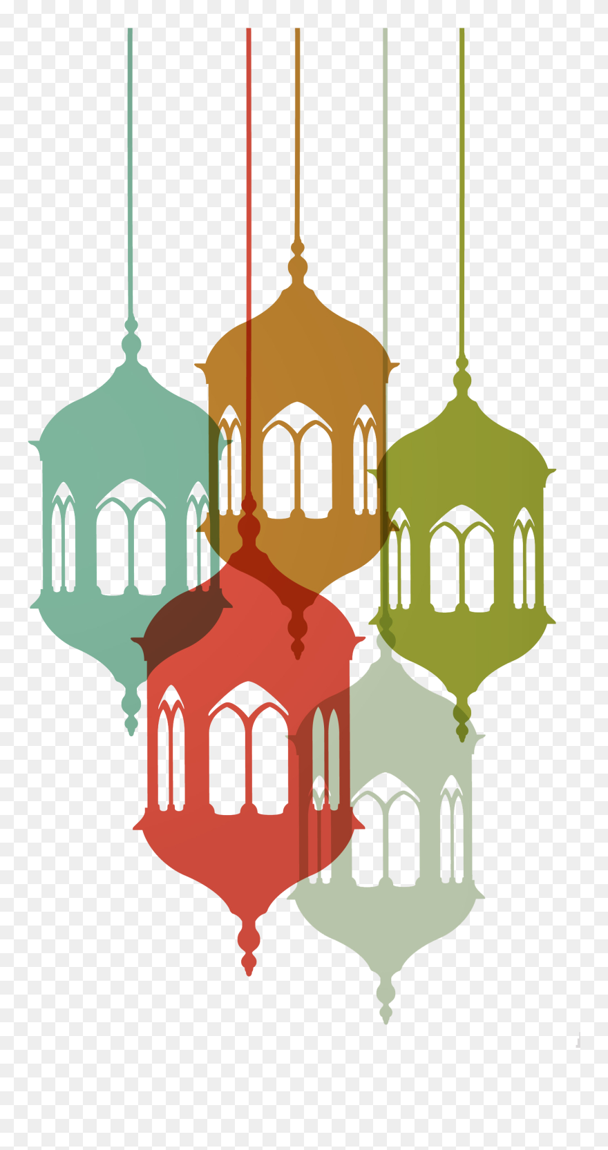Ramadan Clipart Al Quran - Transparent Lantern Ramadan Png