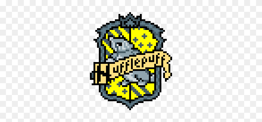 Pixel Art Harry Potter Poufsouffle Clipart
