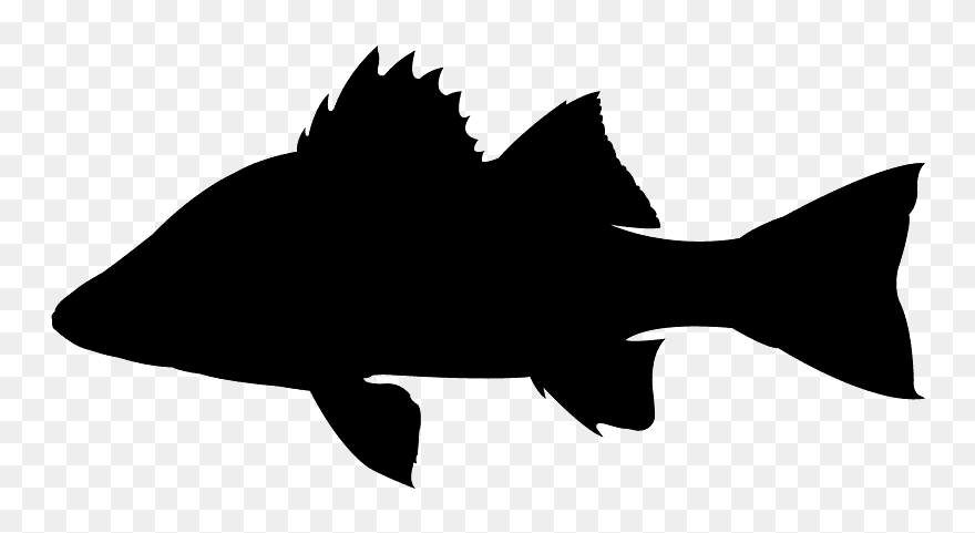 Perch Fish Silhouette Clipart