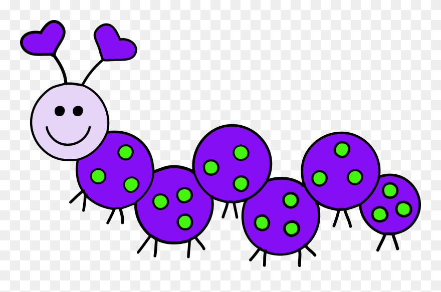 Cute Caterpillar Clip Art Clipart Free Clipart - Cute Cartoon Caterpillar Clipart - Png Download
