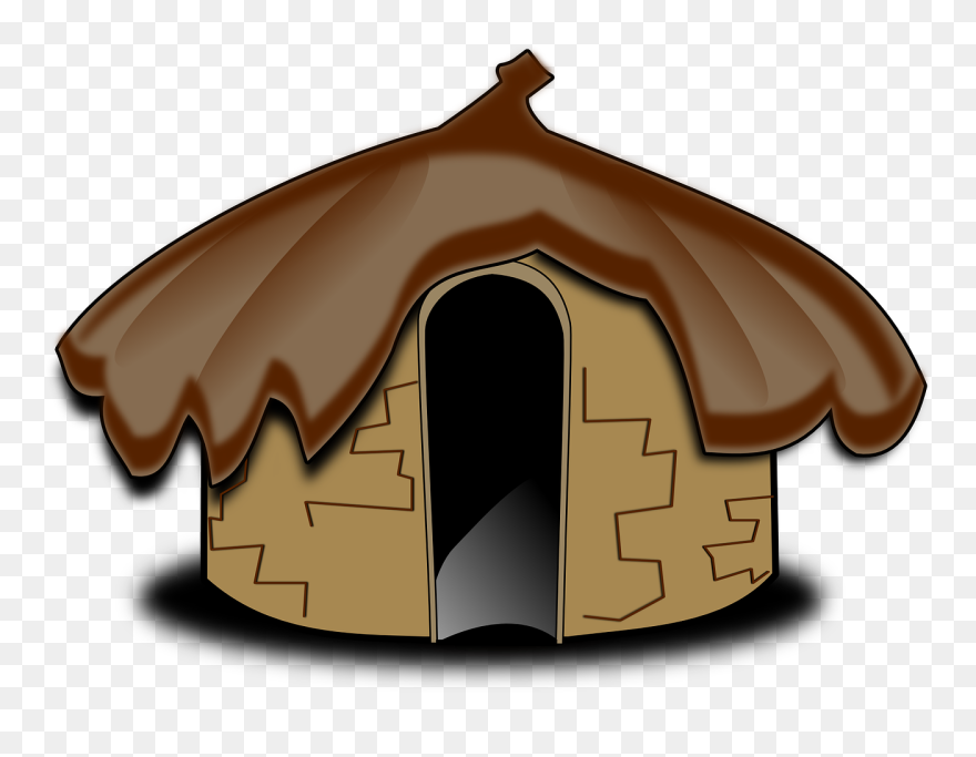 Transparent Hut Png - Stone Age Houses Cartoon Clipart