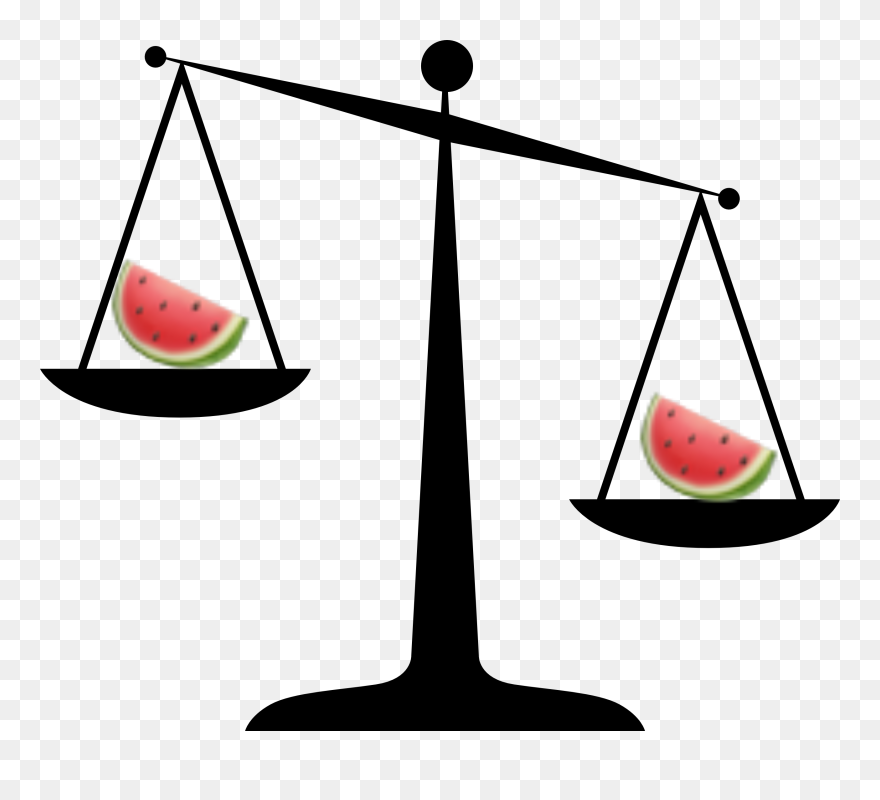 Scales Clipart Black And White - Png Download