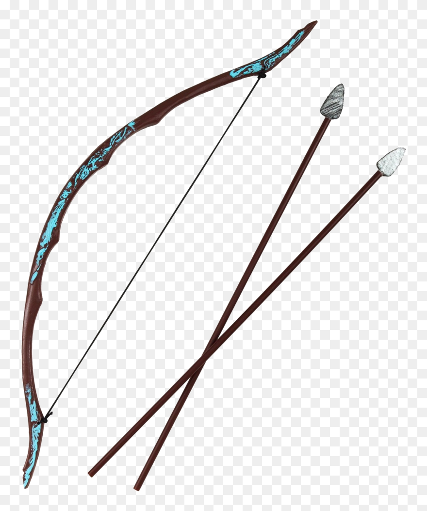 Bow And Arrow Archery Quiver Costume - First Nations Bow And Arrow Clipart