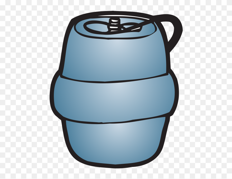 Keg Illustration By Fatty Matty Brewing - Keg Clip Art - Png Download