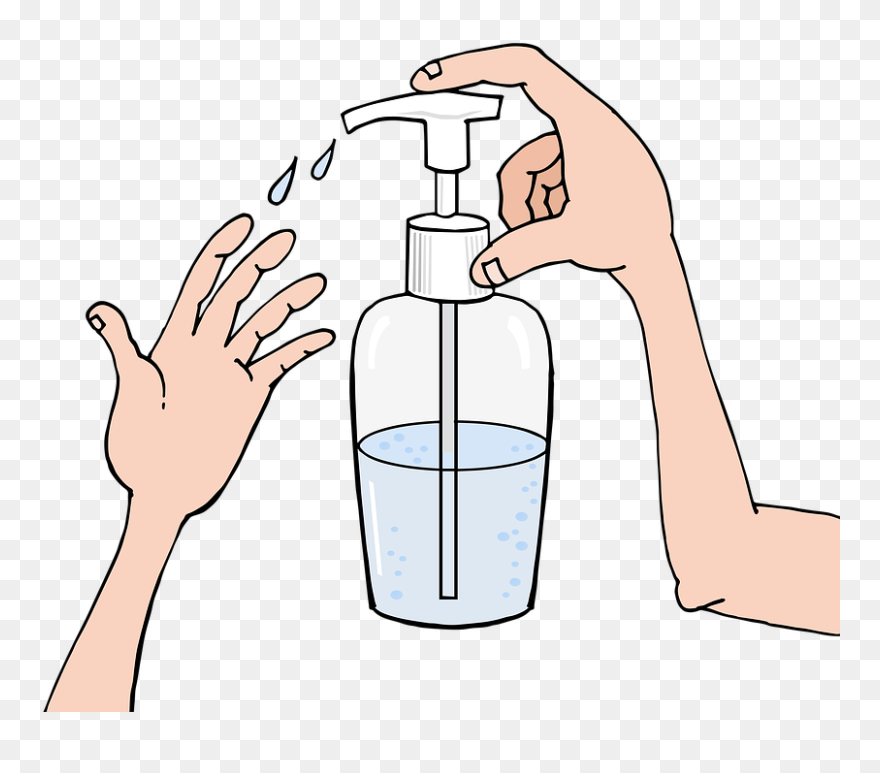 เจ ล ล้างมือ การ์ตูน Png Clipart
