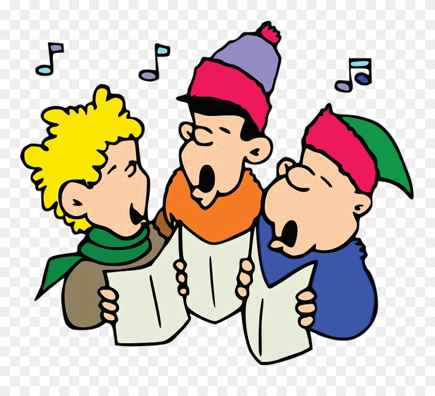 Clip Art Carol Singers - Png Download
