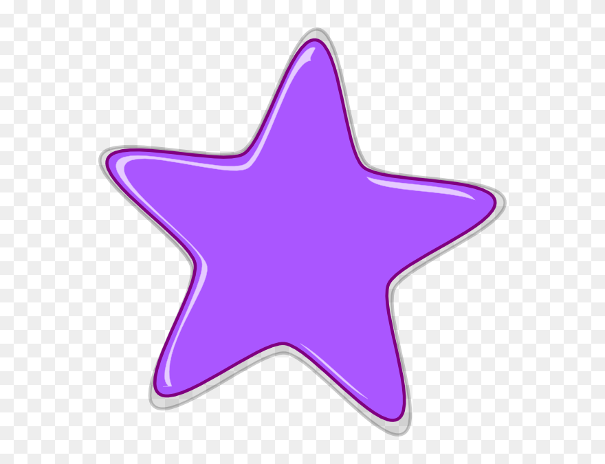 Purple Stars Clipart - Purple Star Clipart - Png Download