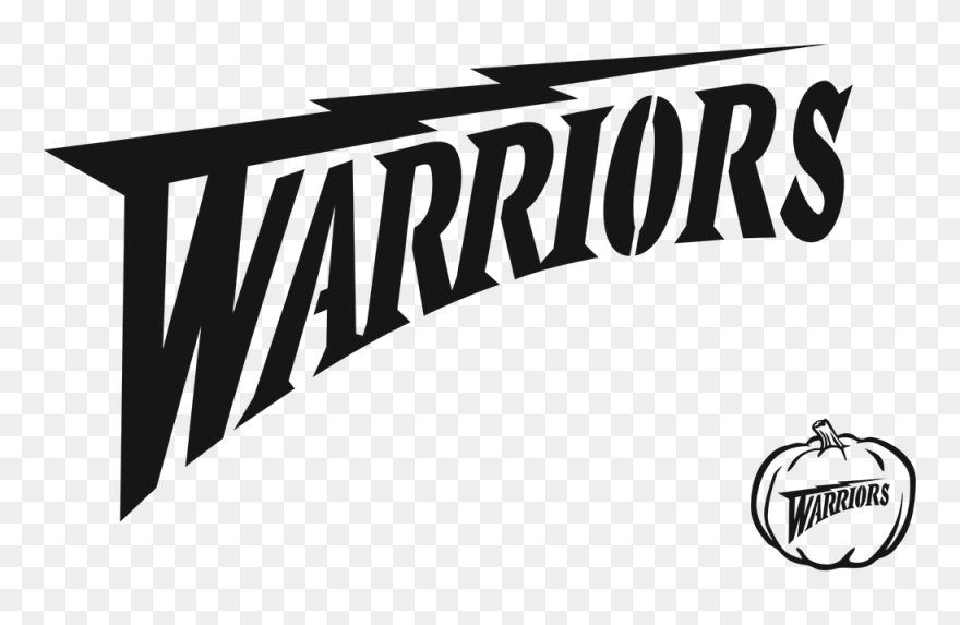 Golden State Warriors Clipart Black And White - Png Download
