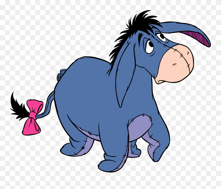 Eeyore Png - Winnie The Pooh Aesthetic Clipart