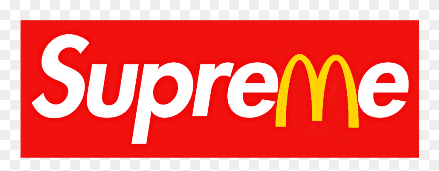 Supreme Sticker T-shirt Hoodie Logo Mcdonalds Clipart - Subscribe Button White Background - Png Download