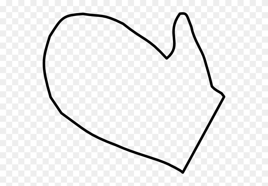 Mitten Clipart Mitten Pattern, Picture - Line Art - Png Download
