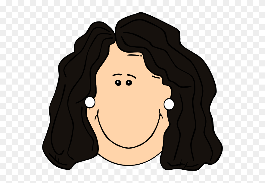 Mom Clipart Frantic - Dark Hair Clipart - Png Download
