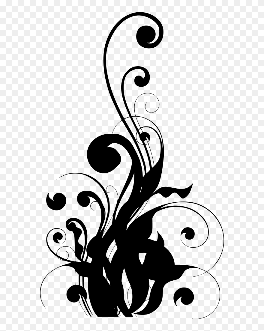 Floral Flourish Clipart