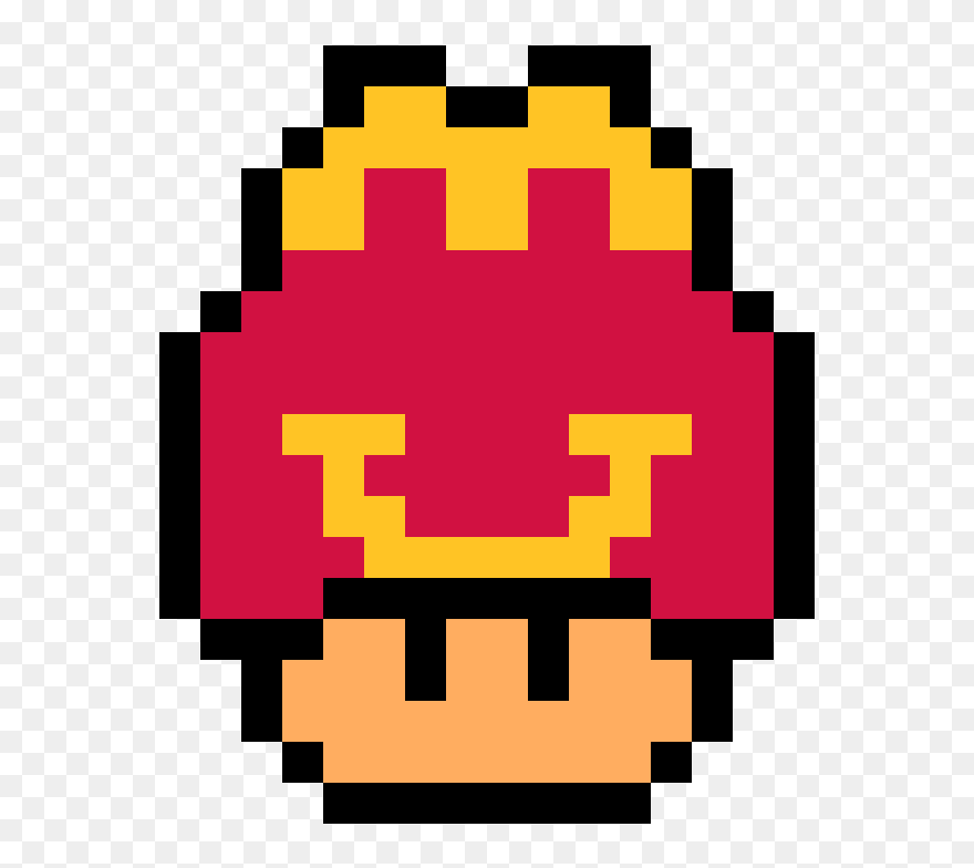 Transparent Mario Mushroom Clipart - Super Mario World Mega Mushroom - Png Download