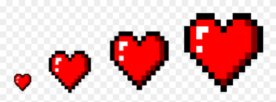 Heart Pixel Art - 8 Bit Heart Png Clipart
