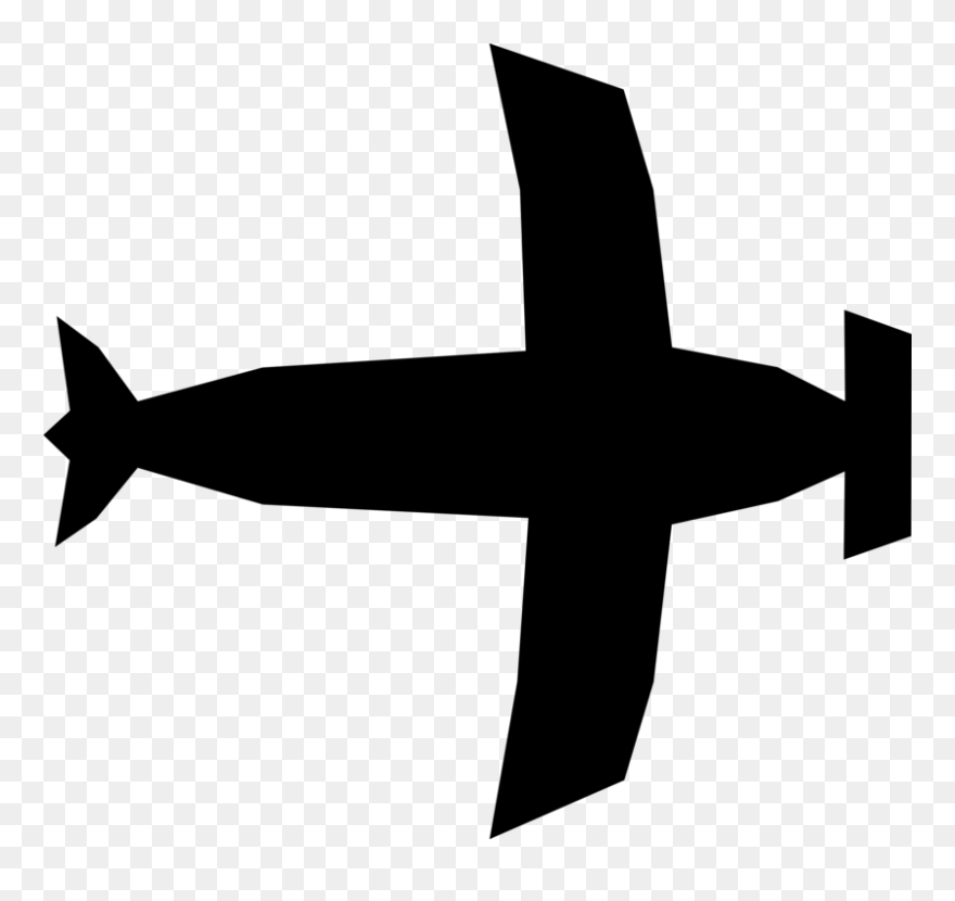 Silhouette,monochrome Photography,air Travel - Unmanned Aerial Vehicle Clipart
