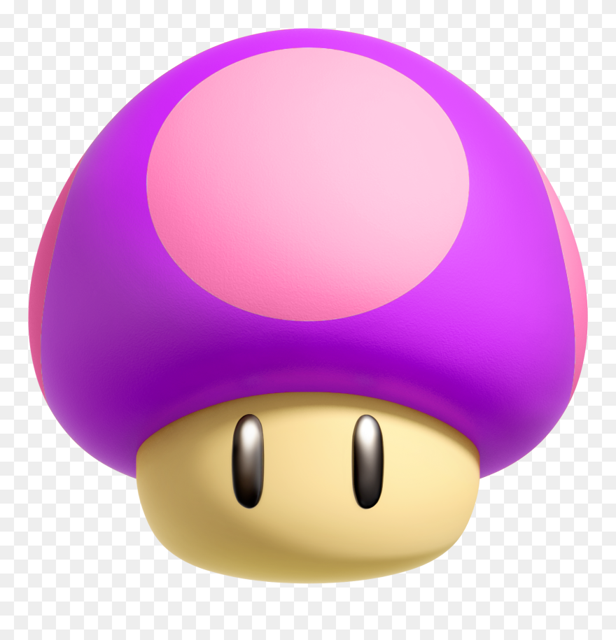 Mushrooms Clipart Trivia - Poison Mushroom Mario Kart - Png Download