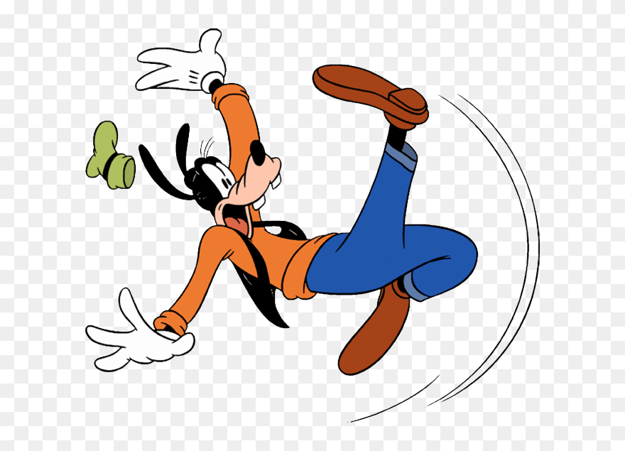 Goofy Falling Clipart