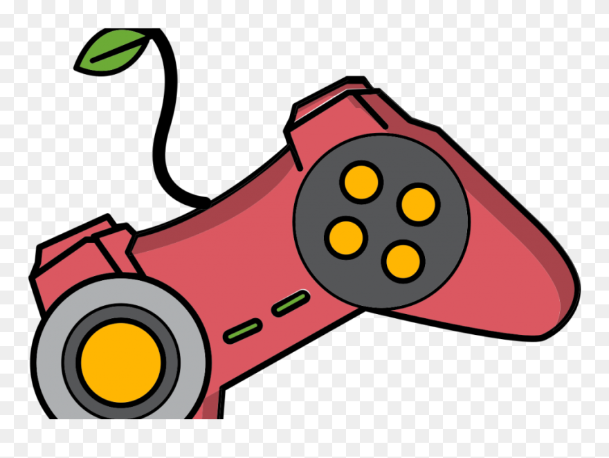 Video Game Controller - Cartoon Red Game Controller Clipart