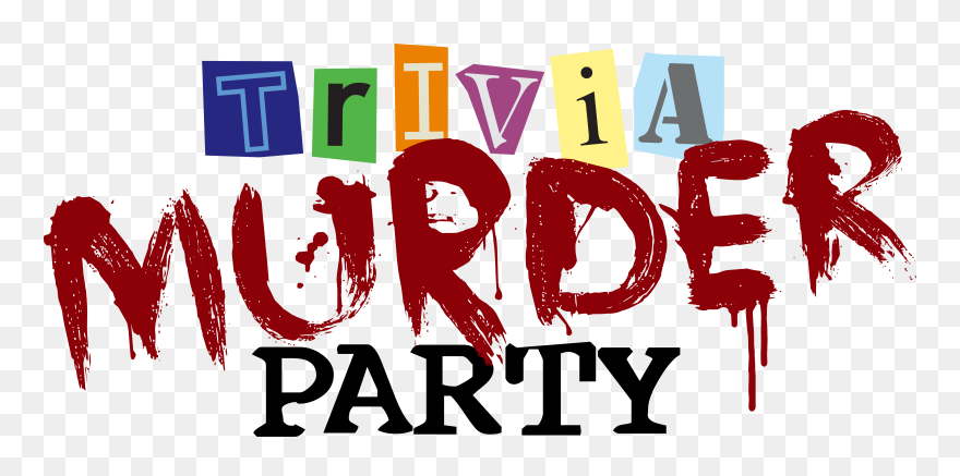 Trivia Murder Party Logo Clipart