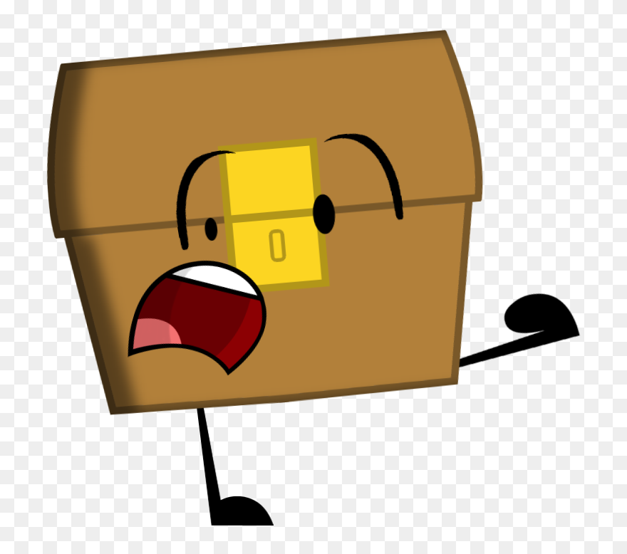 Chest Clipart Prize Box - Treasure Chest Bfdi - Png Download