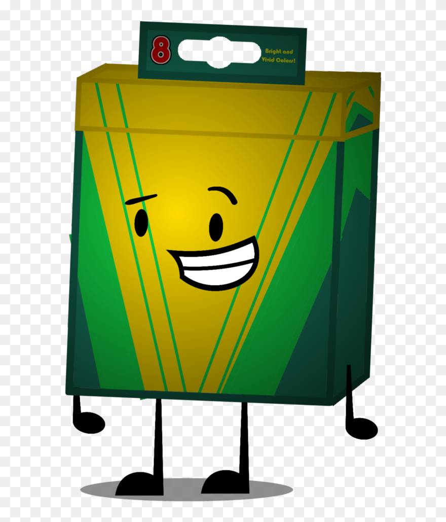 Box Of Crayons Clipart Character - Object Show Crayons - Png Download