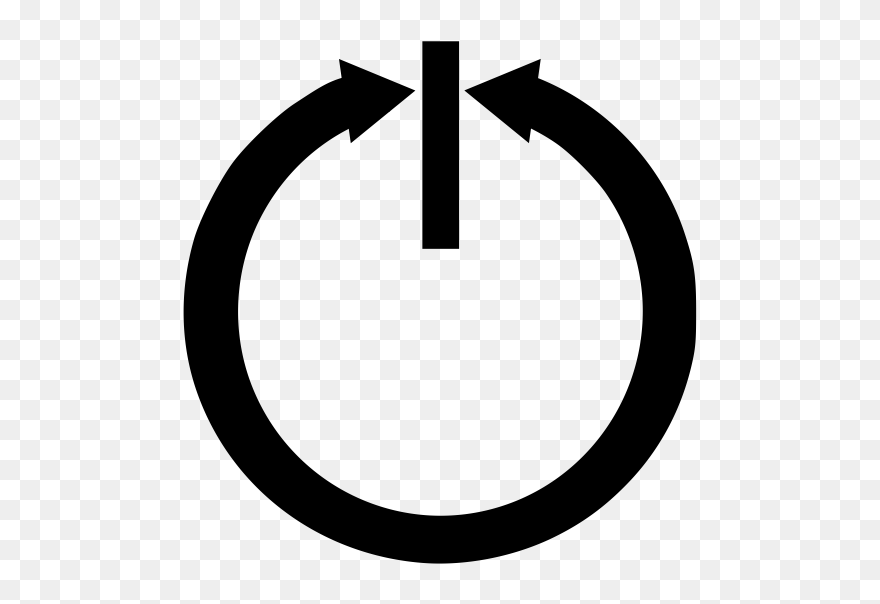 Hard Reset Icon - Time Symbol Png Clipart