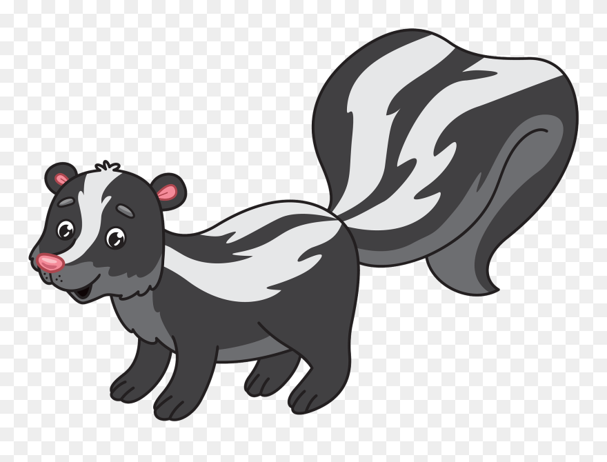 Skunk Clipart - Png Download