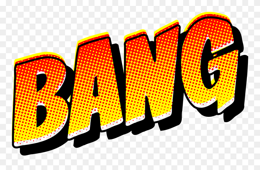 Clip Art Sound Effects Clipart - Bang Comic Sound Effect - Png Download