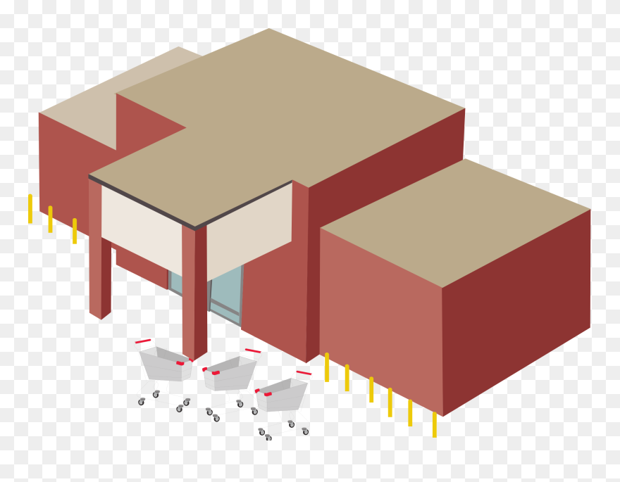 Department Store Building Clipart - Store Clip Art Transparent - Png Download