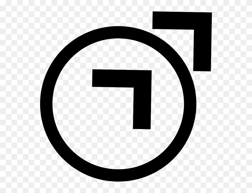 That Was The Beginning For The Male Symbol But It Was - Circle Clipart