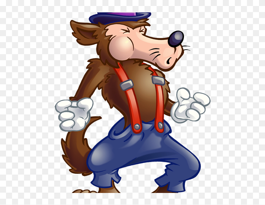 Three Little Pigs & Big Bad Wolf 28 Collection Of The - Wolf Three Little Pigs Clipart - Png Download