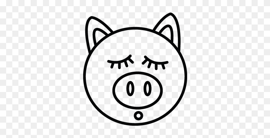 Pig Drawing Easy Clipart