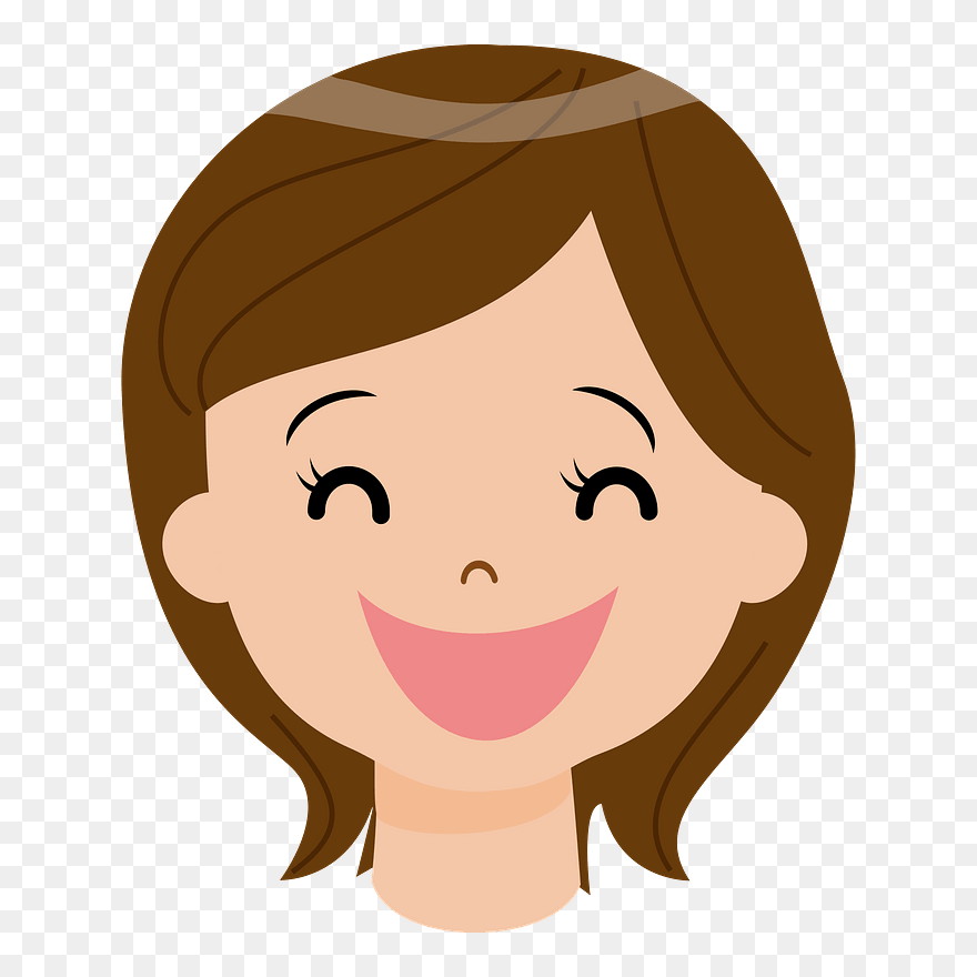 Woman Laugh Clipart - 笑っ て いる イラスト - Png Download