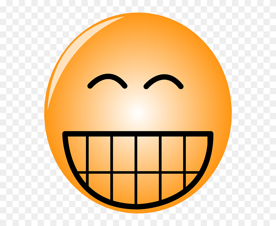 Smiley, Lol, Laughing, Emoticon, Emotion, Fun, Smile - Icon Mặt Cười Png Clipart