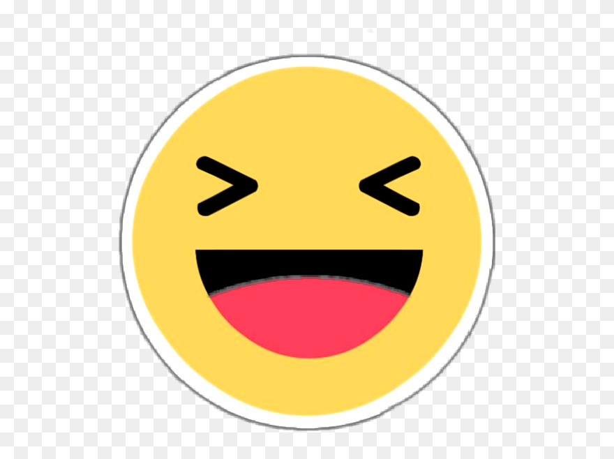 Popular And Trending Laugh Stickers On Picsart Png - Facebook Reactions Transparent Background Clipart
