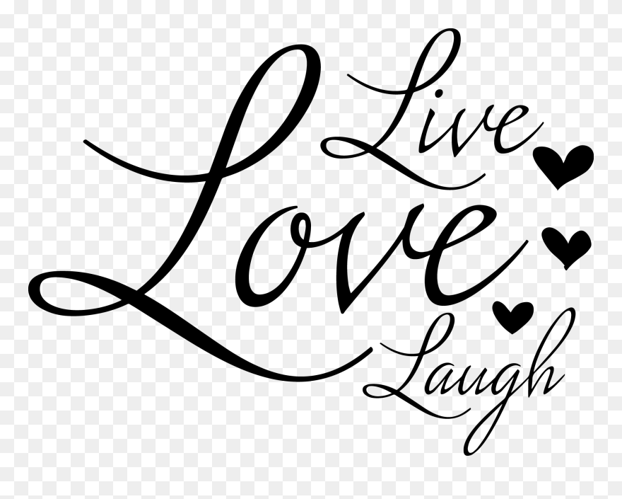 Live Love Laugh Png Clipart