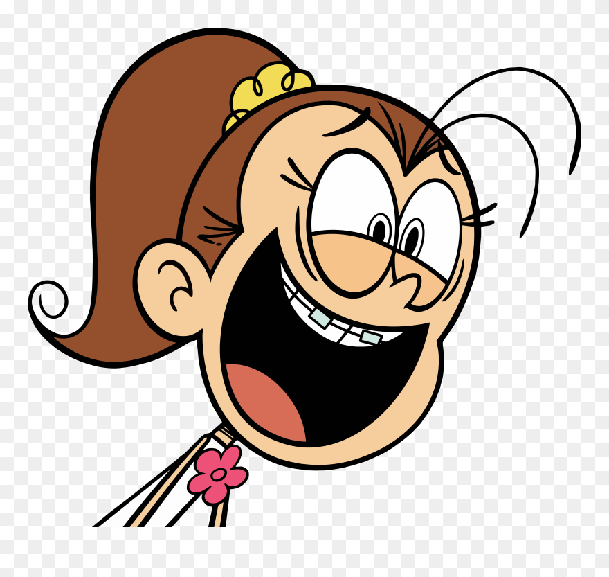 Transparent Laughter Clipart - Loud House Luan Laugh - Png Download