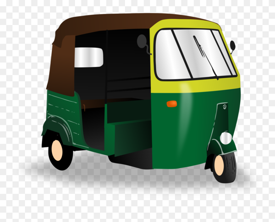 Cart,van,car - Indian Tuk Tuk Clipart - Png Download