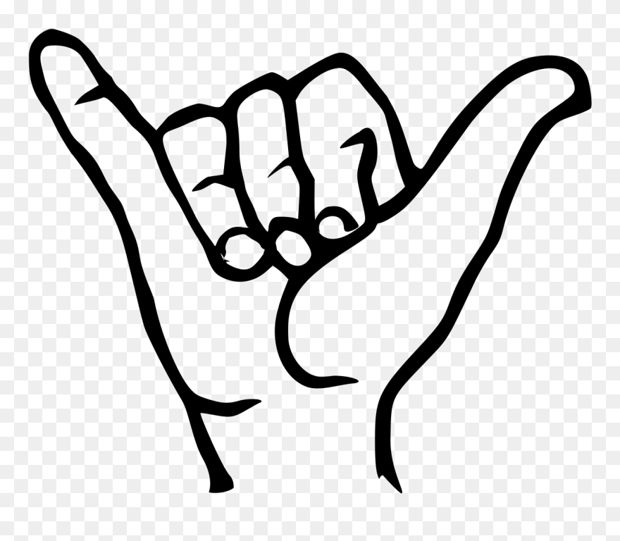 Hang Loose Sign Png Clipart