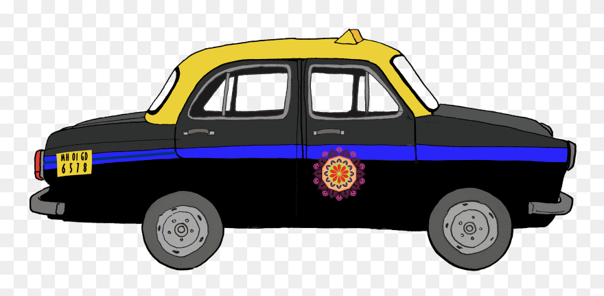 Kaali Peeli Taxi Png Clipart