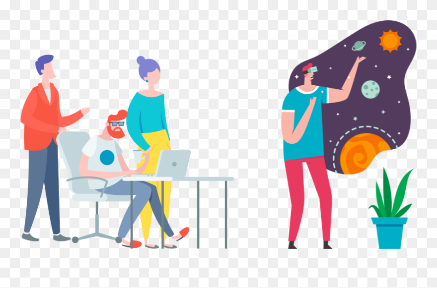 Flutter Web Landing Page Clipart