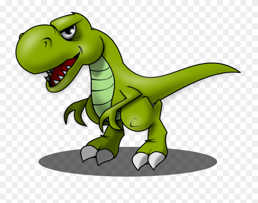 Trex Clipart Animated - Animated Dinosaur - Png Download