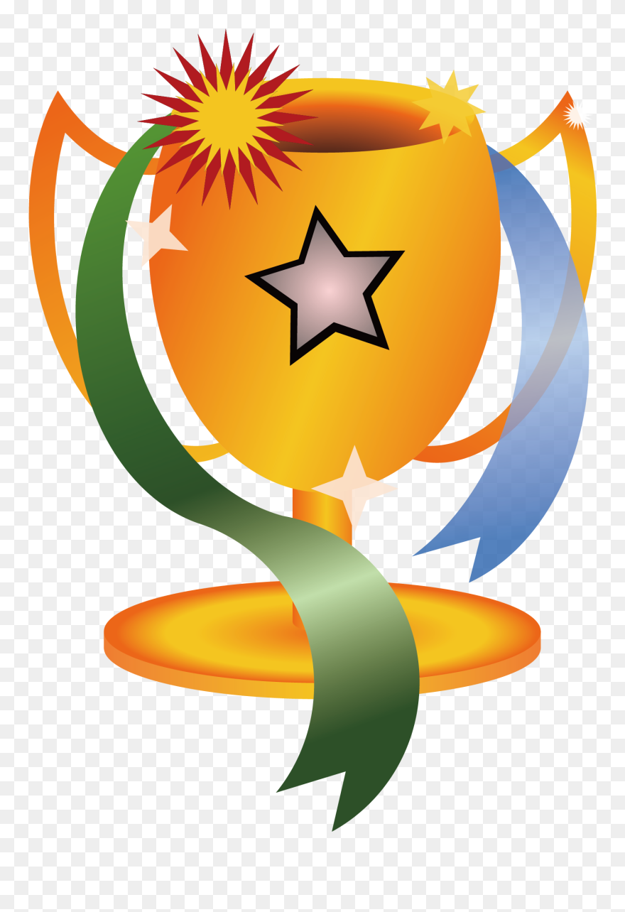 Trophy With Medal Clipart - Png Download