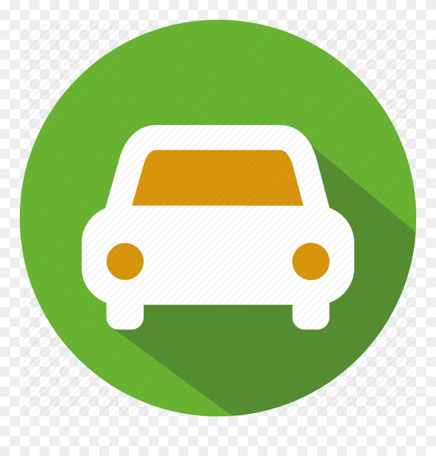Transparent Taxi Driver Clipart - Flat Cab Icon Png